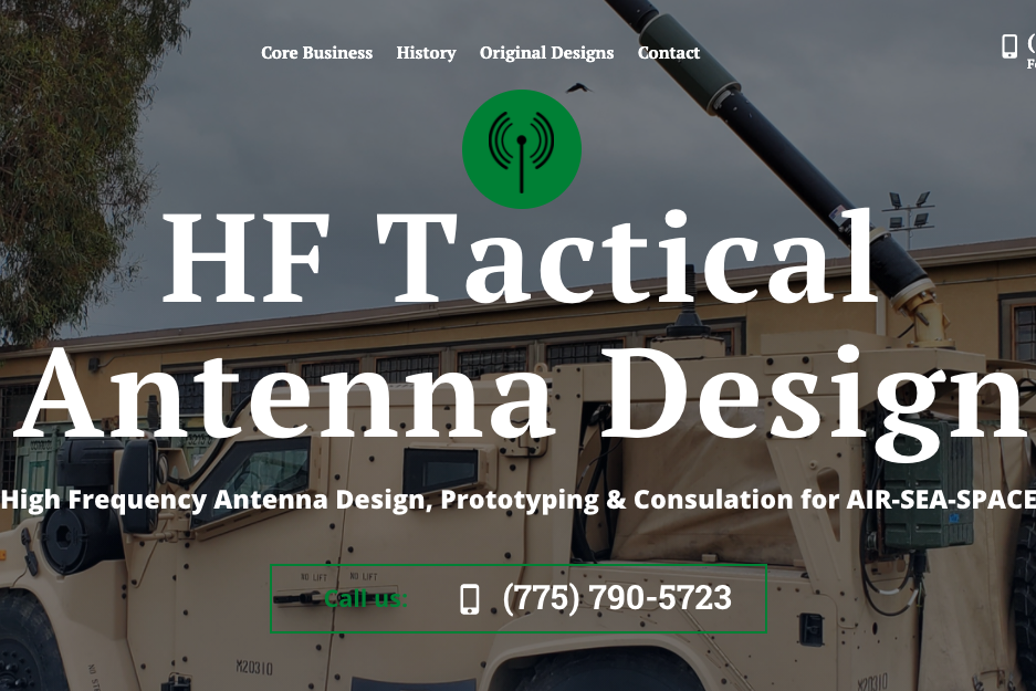 HF Tactical Antenna Design Screenshot