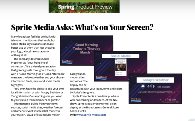 Sprite Presenter Preview